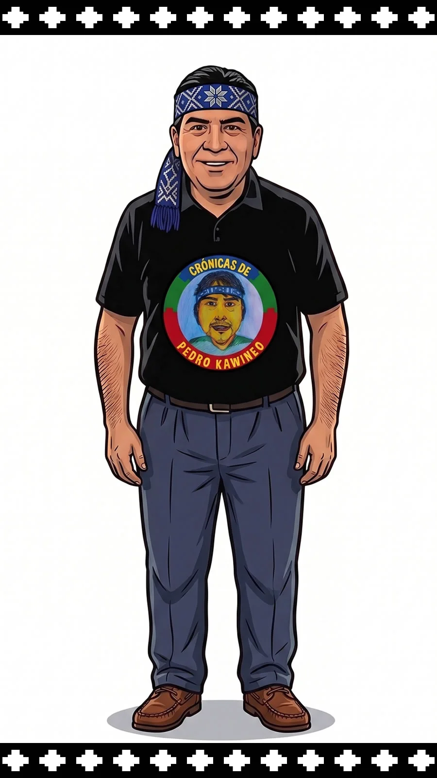 Pedro Kawineo, cronista de Ruka TV